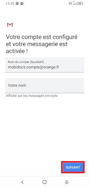 Configuration manuelle d’un compte e-mail